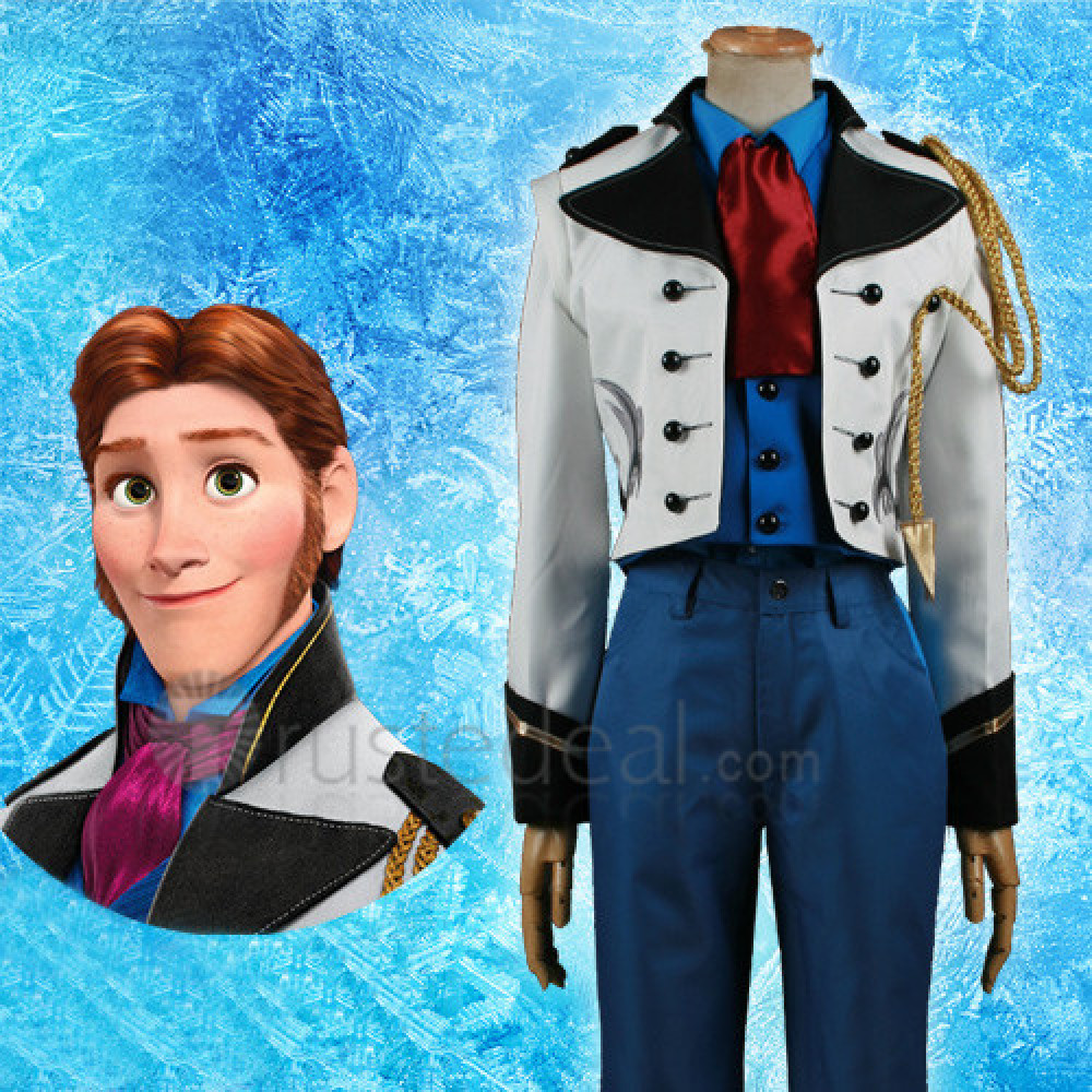 Disney Frozen Prince Hans Cosplay Costume - Ycosplay