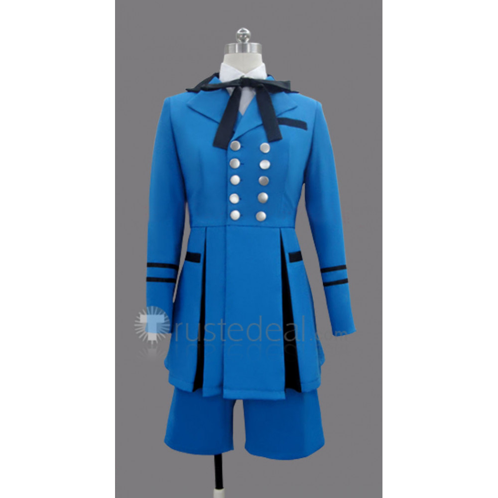 Black Butler Ciel Phantomhive Blue Uniform Cosplay Costume