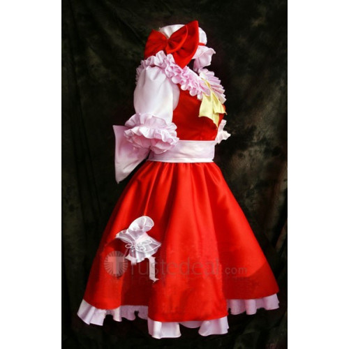 Touhou Scarlet Weather Rhapsody Flandre Scarlet Cosplay Costume2
