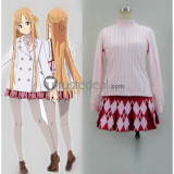 Sword Art Online ALO Asuna Date Daily White Coat Cosplay Costume