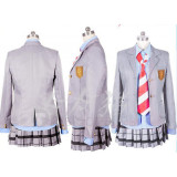 Your Lie in April Kaori Miyazono School Girl Uniform Cosplay Costume