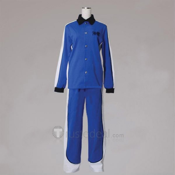 Kurokos Basketball Kaijo Blue Team Jersey Cosplay Costume