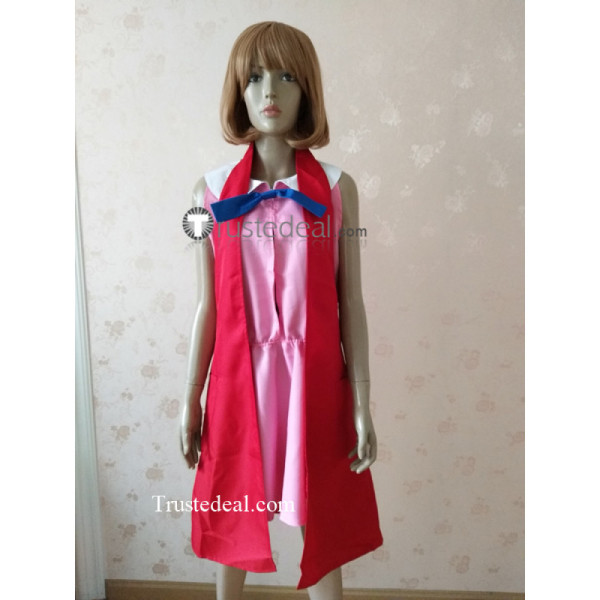 Pokemon XY Serena Pink Red Cosplay Costume