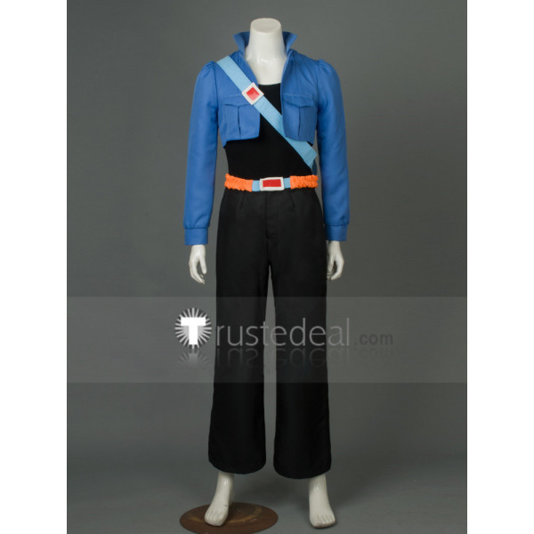 Dragon Ball Z Trunks Blue Black Cosplay Costume