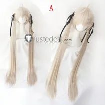 Yosuga no Sora Kasugano Sora Gray Blonde Ponytails Cosplay Wigs