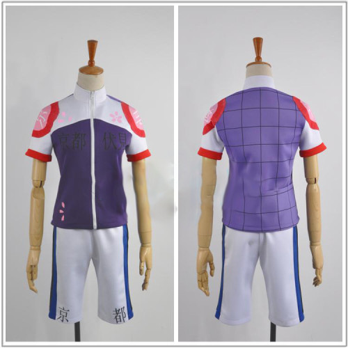 Yowamushi Pedal Kyoto Fushimi High Midousuji Akira Cycling Suit Cosplay Costume