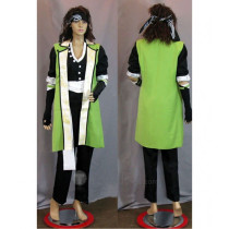 Hakuouki Nagakura Shinpachi Green Cosplay Costume
