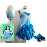Love Live School Idol Project Yume no tobira Nozomi Umi Nico Eli Maki Kotori Hanayo Blue Dress Cosplay Costumes