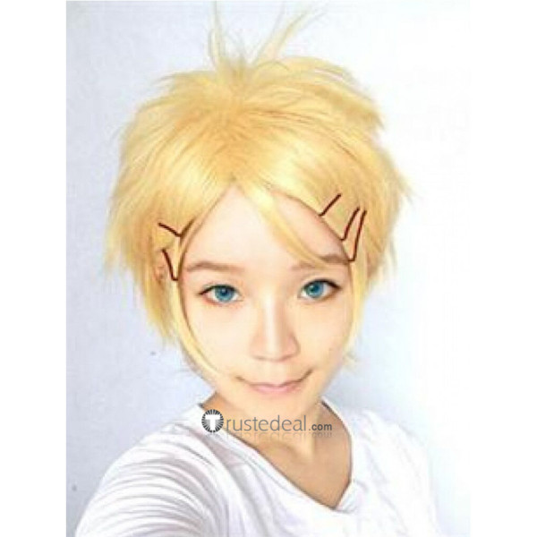 Kuroshitsuji Black Butler Finnian Blonde Cosplay Wig