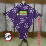 Kimetsu no Yaiba Demon Slayer Ubuyashiki Kagaya Kiriya Kanata Purple Kimono Cosplay Costumes