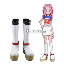 Digimon Adventure 02 DigiDestined Mimi Tachikawa White Cosplay Shoes Boots