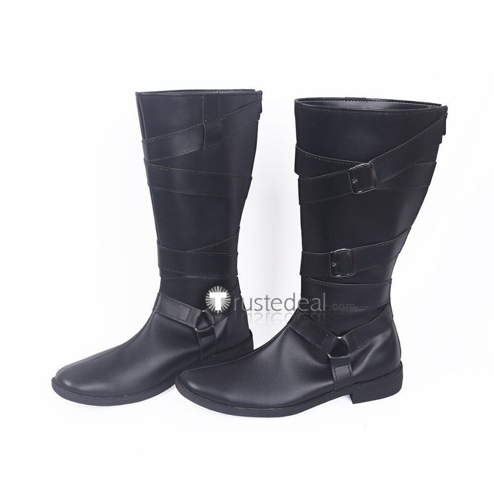 Devil May Cry 3 Vergil Brown Shoes Cosplay Boots