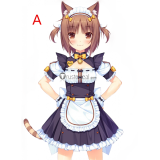 Nekopara Chocola Vanilla Shigure Azuki Maple Cinnamon Coconut Black White Maid Cosplay Costumes