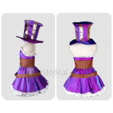 League of Legends Original Caitlyn Purple Dress Cosplay Costume