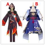 Genshin Impact Kamisato Ayaka and Fatui Agents Cosplay Costumes