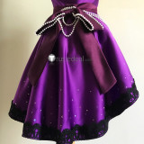 The Idolmaster Cinderella Girls Mayu Sakuma Starlight Master Halloween Purple Dress Cosplay Costume
