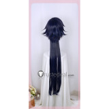 Sengoku Night Blood Date Masamune Long Black Blue Cosplay Wig