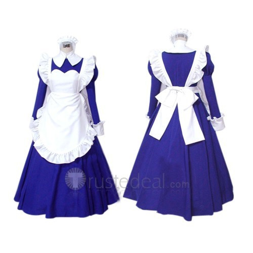 Suzumiya Haruhi no Yuuutsu Asahina Mikuru Maid Lolita Dress Cosplay Costume