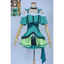 Love Live Minami Kotori KiRa KiRa Sensation Green Perform Cosplay Costume