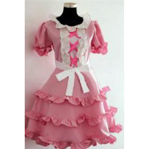 Guilty Crown Ouma Mana Pink Cosplay Costume