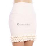 Special White Latex Skirt