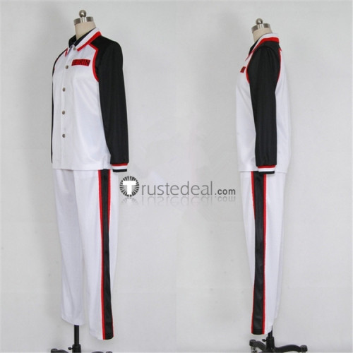 Kurokos Basketball Seirin Kagami Kuroko Team Uniform White Cosplay Costume