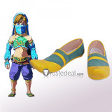 The Legend of Zelda Breath of the Wild Game Link Gerudo Female Cosplay Shoes