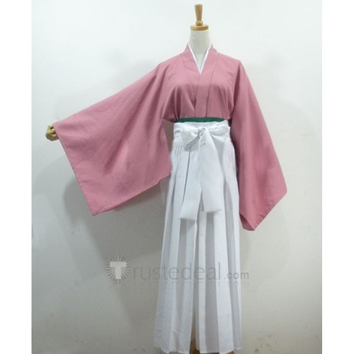 Hakuouki Chizuru Yukimura Cosplay Pink Kimono Costume