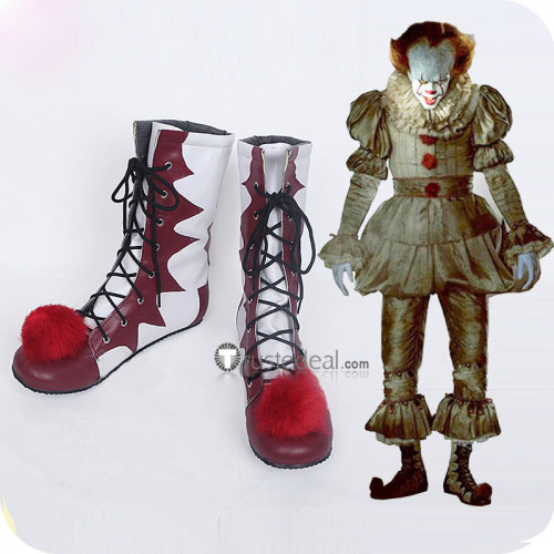 Stephen King's It 2017 Movie Pennywise Clown Cosplay Shoes