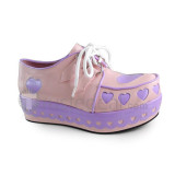 Pink Hearts Lolita Shoes
