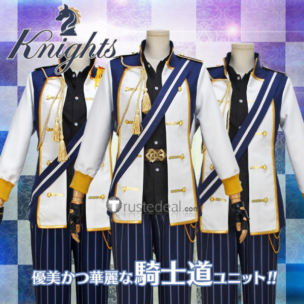 Ensemble Stars Knights Ritsu Arashi Izumi Tsukasa Leo Team Uniform Cosplay Costume
