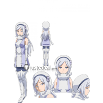 Gundam Build Fghters Aila Jyrkiainen White Cosplay Shoes Boots