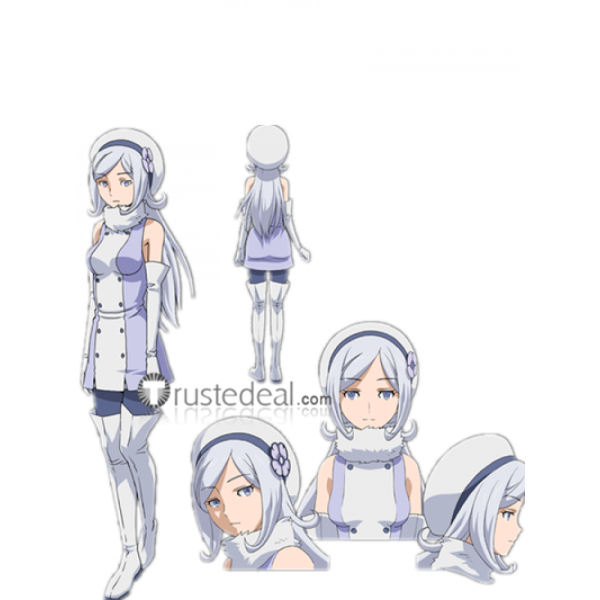 Gundam Build Fghters Aila Jyrkiainen White Cosplay Shoes Boots