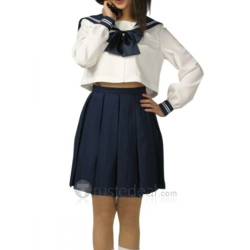 Long Sleeves School Uniform Cosplay Costume