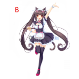 Nekopara Chocola Vanilla Shigure Azuki Maple Cinnamon Coconut Black White Maid Cosplay Costumes