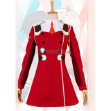 Darling in the Franxx Zero Two Code 002 Pilots White Overcoat Red Uniform Cosplay Costume2