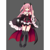 Seraph of the End Owari no Serafu Krul Tepes Black Cosplay Boots Shoes