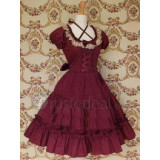 Cotton Short Sleeves Lolita Dress(CX341)