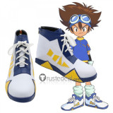 Digimon Adventure DigiDestined Yagami Taichi White Cosplay Shoes Boots