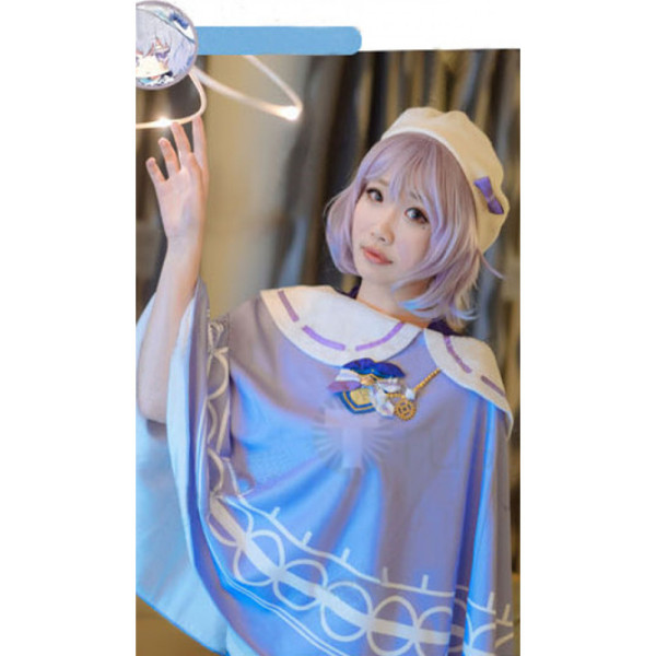 NORN9 Last Era Nanami Shiranui Purple Shawl Cosplay Costume