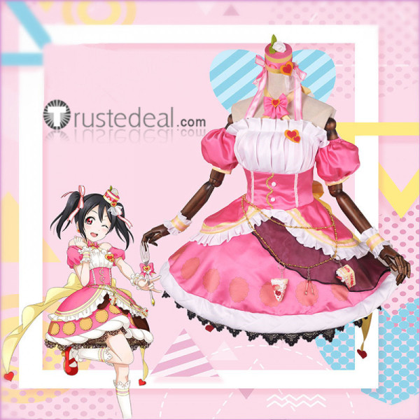 Love Live Nico Yazawa Lolita Cake Dress Cosplay Costume