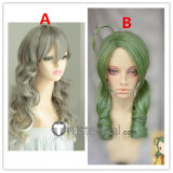 Rozen Maiden Kanaria Grey Green Cosplay Wigs