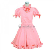 Touhou Project Tewi Inaba Pink Dress Cosplay Costume