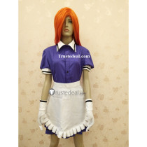 Blend S Miu Amano Purple Maid Waitress Outfit Cosplay Costume