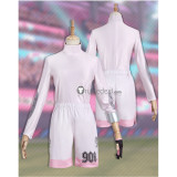 Pokemon Sword and Shield Bede Pink Cosplay Costume2