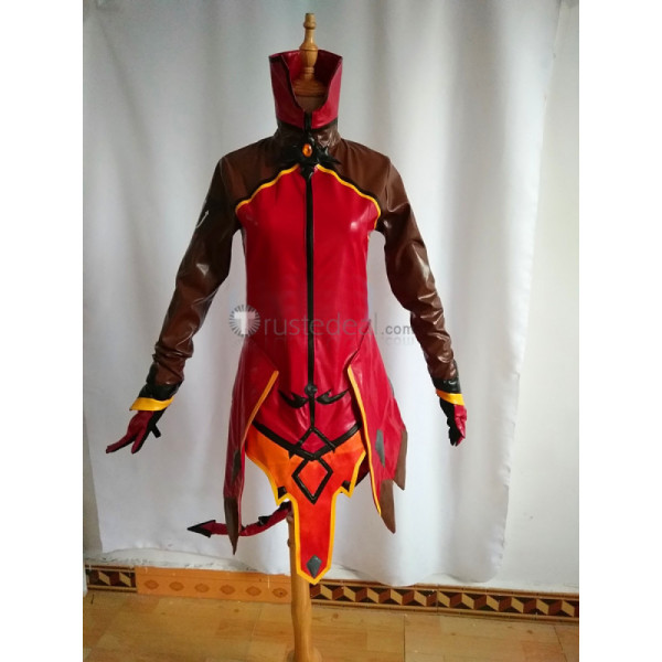Overwatch Mercy Angela Ziegler Devil Skin Cosplay Costume