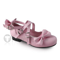 Low Heels Sweet Pink Lolita Shoes