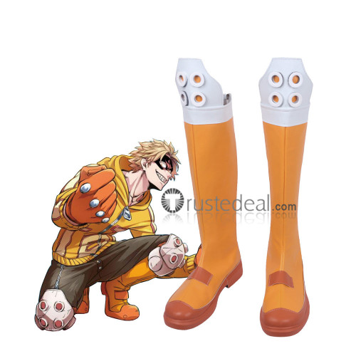 My Hero Academia Boku no Hero Academia Fat Gum Taishiro Toyomitsu Orange Cosplay Boots Shoes