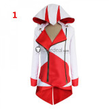 Assassins Creed 3 III Connor Kenway Hoodie Coat Jacket Cosplay Costume