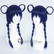 Love Live OVA Sonoda Umi Long Dark Blue Purple Cosplay Wig